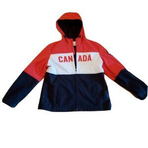 Hudsons Bay Company Team Canada Sochi 2014 Winter Olympics Women XL Jacket Hood
